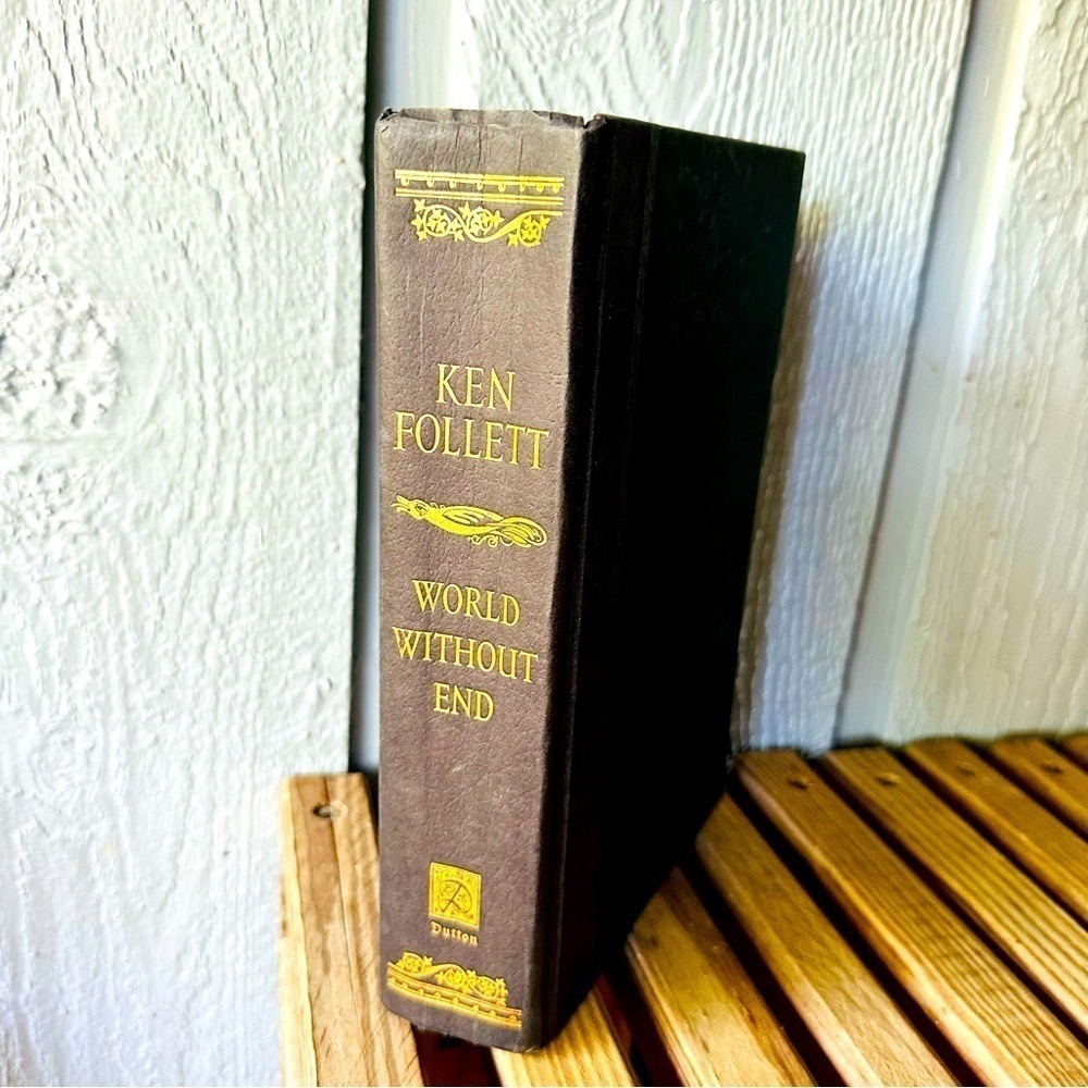 Library Ken Follett World Without End 2007 Book Hardcover Novel Dutton Vintage